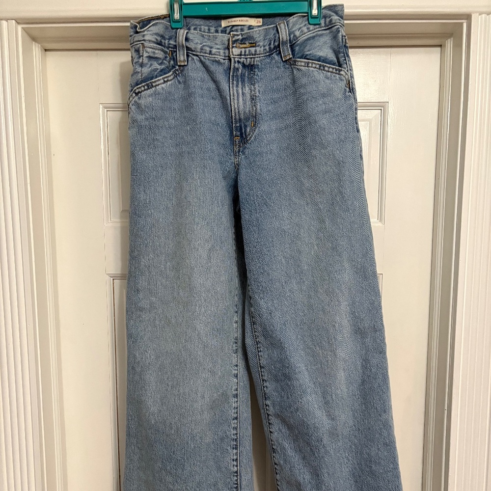 Levi's Light Blue Wide Leg Jeans